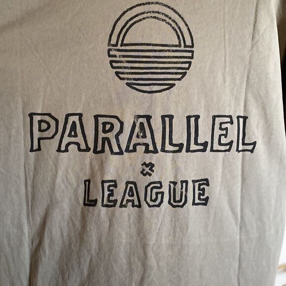 NWT- Parallel x League- SIMON TEE - ARMY / BLACK- Size Large - Picture 10 of 12